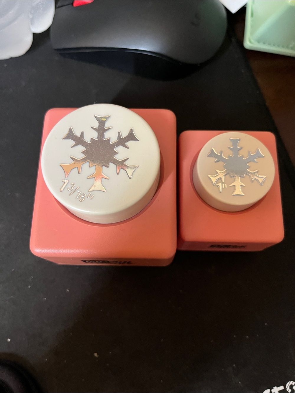 Coral Snowflake Paper Punch Set - 2-Pack
